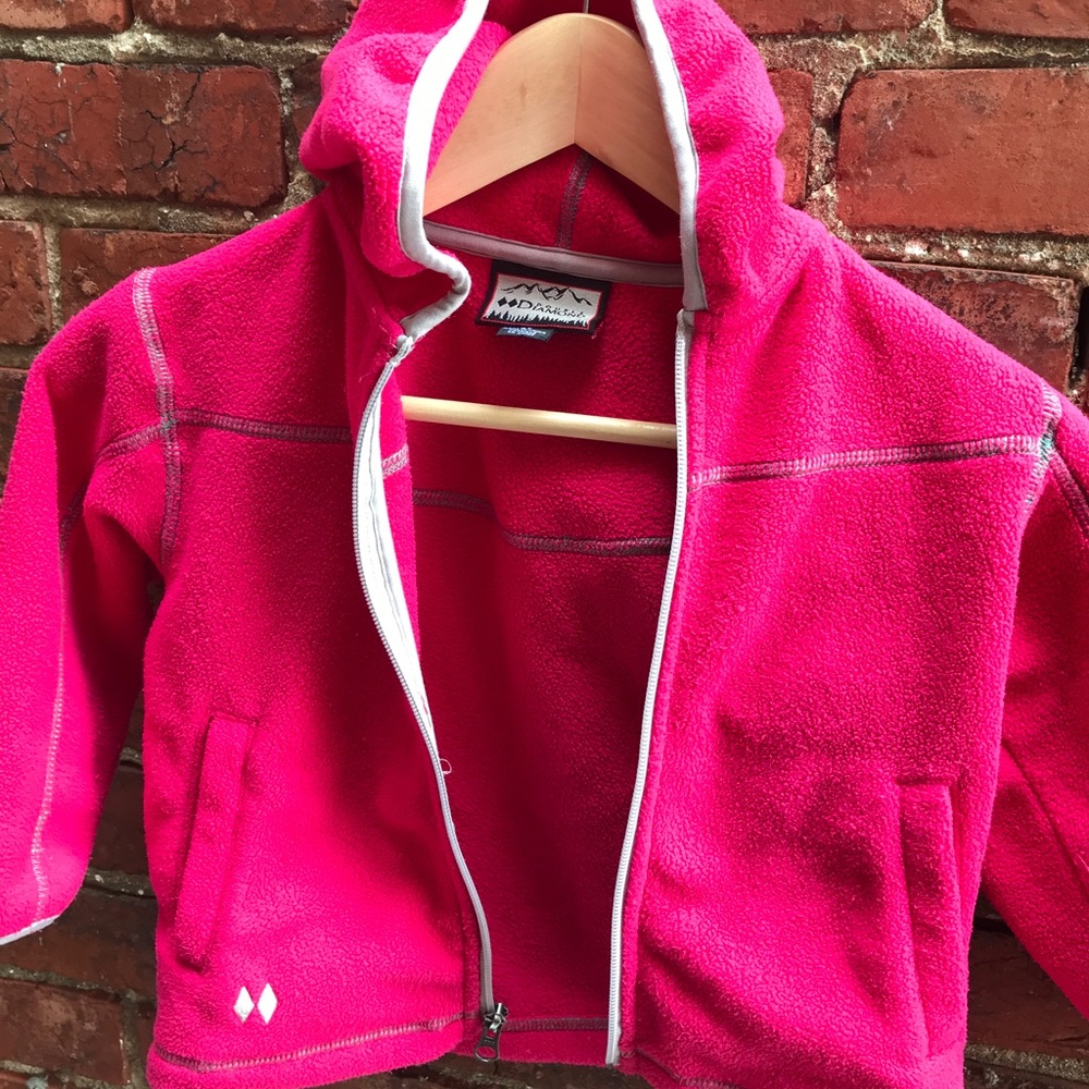 Double diamond fleece jacket